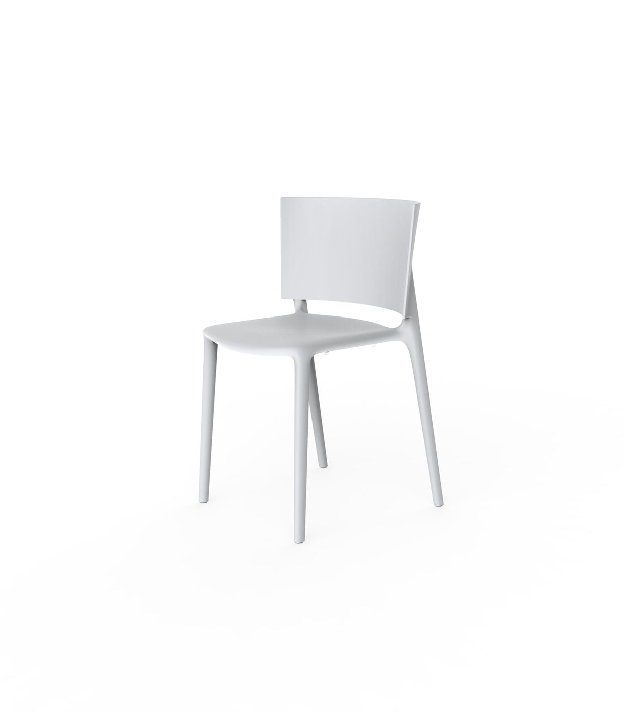 Sedia pranzo in resina Africa Vondom Bianco Genco Outdoor