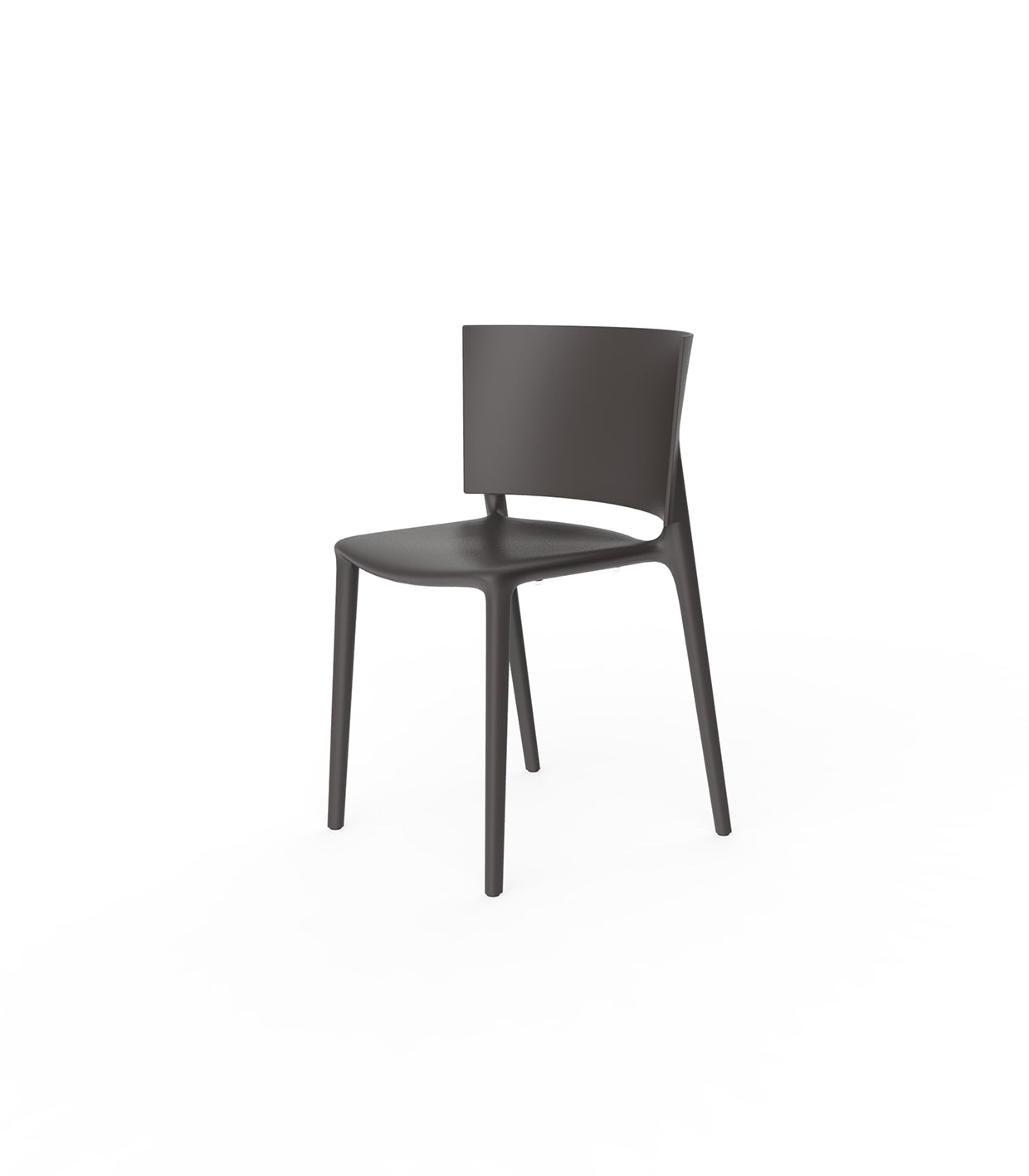 Sedia pranzo in resina Africa Vondom Bronzo Genco Outdoor
