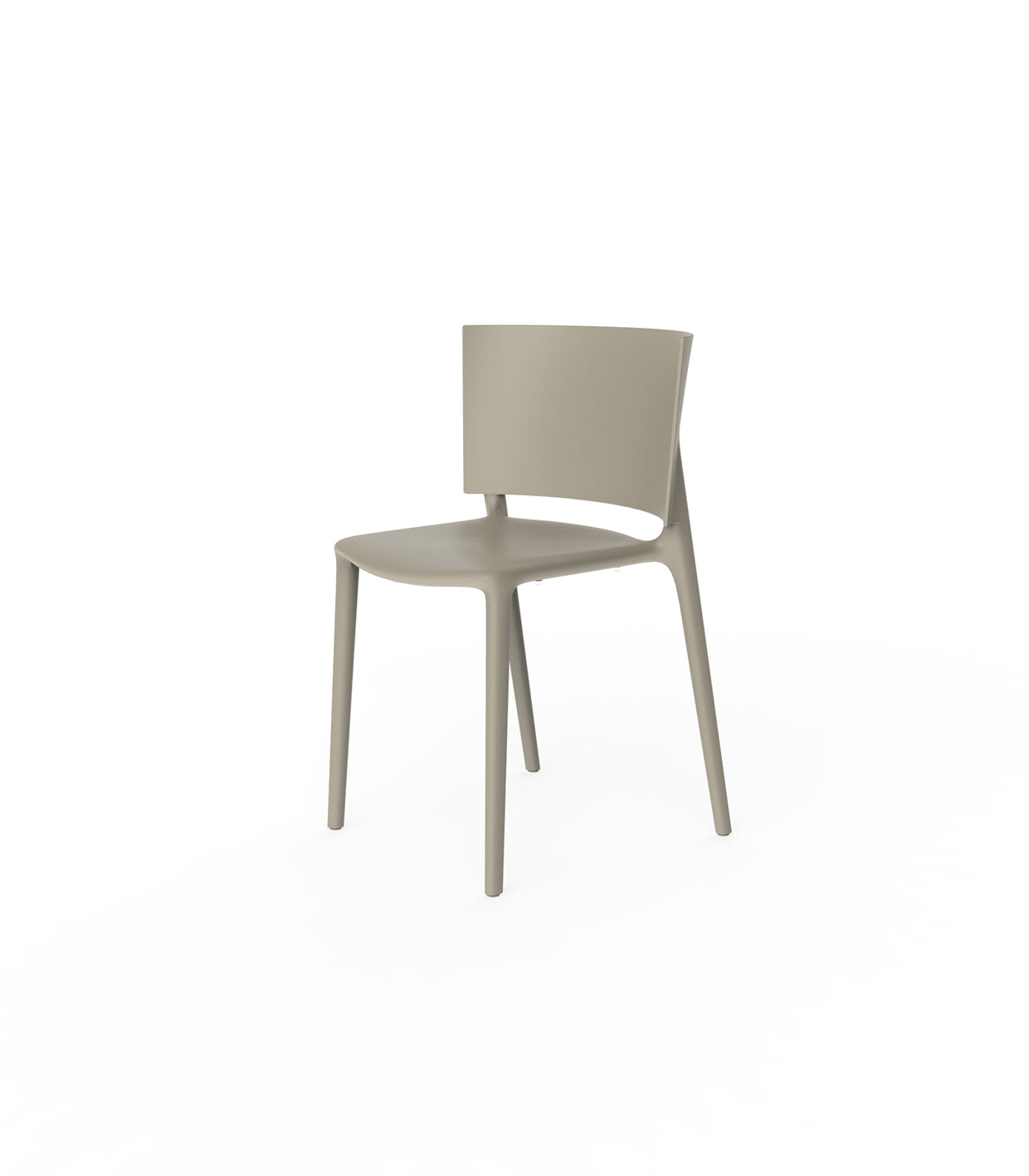 Sedia pranzo in resina Africa Vondom Ecru Genco Outdoor