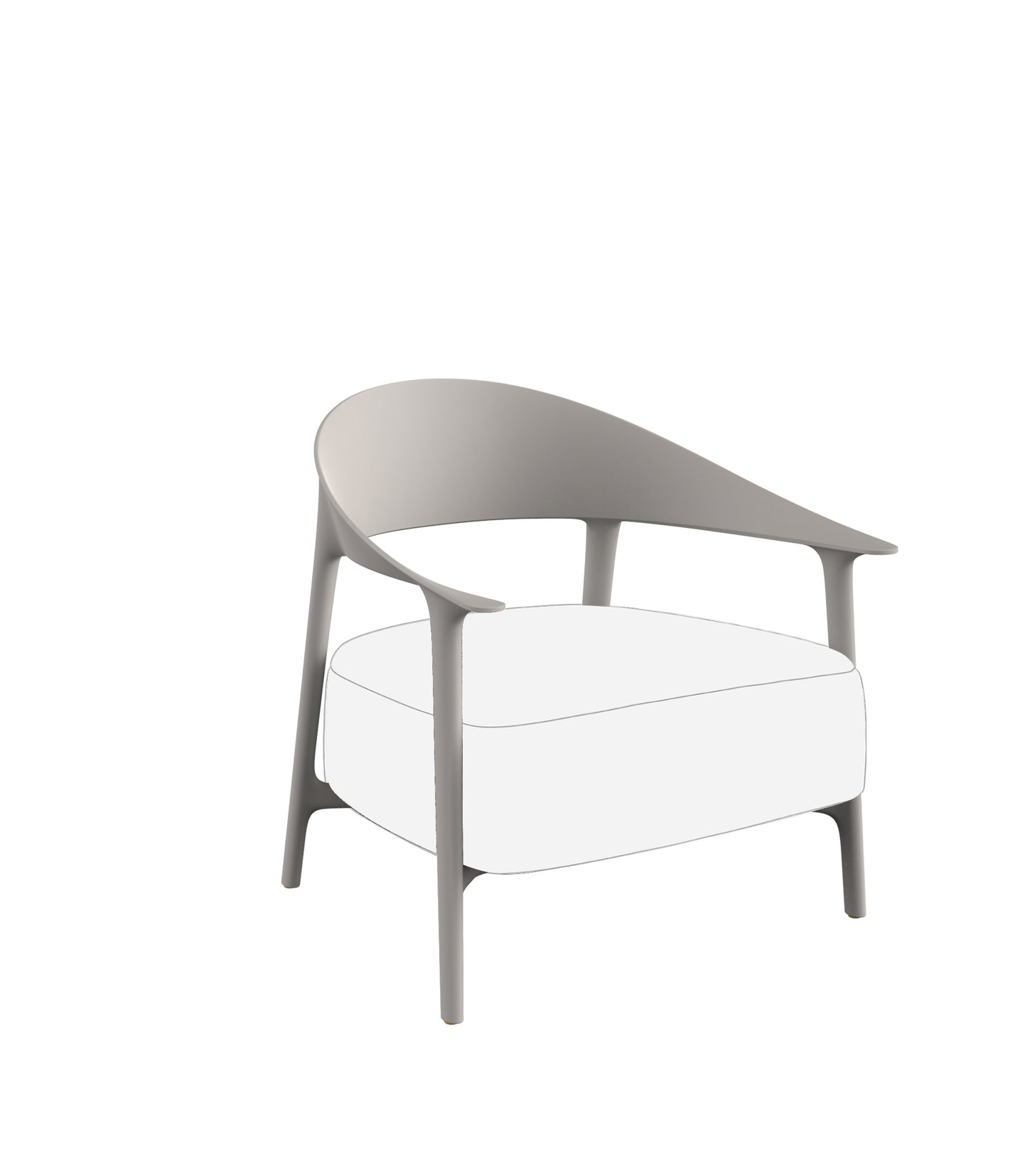 Sedia Relax Africa Lounge Vondom Ecru Genco Outdoor