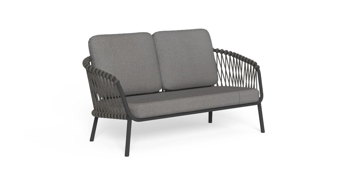 Abel set sofa Talenti (1 divano + 2 poltrone + 1 tavolino) Carbone Genco Outdoor