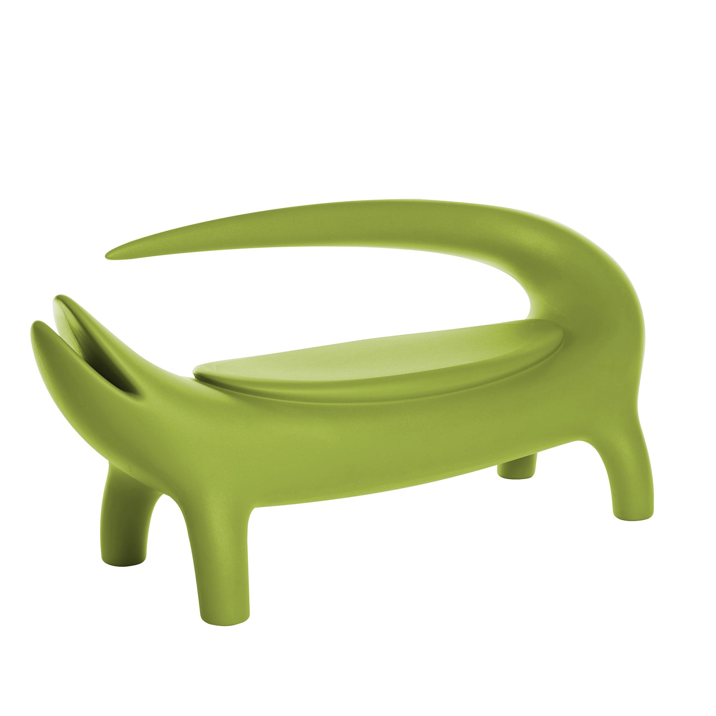 Big Kroko poltrona lounge due posti da esterno Slide lime green verde
