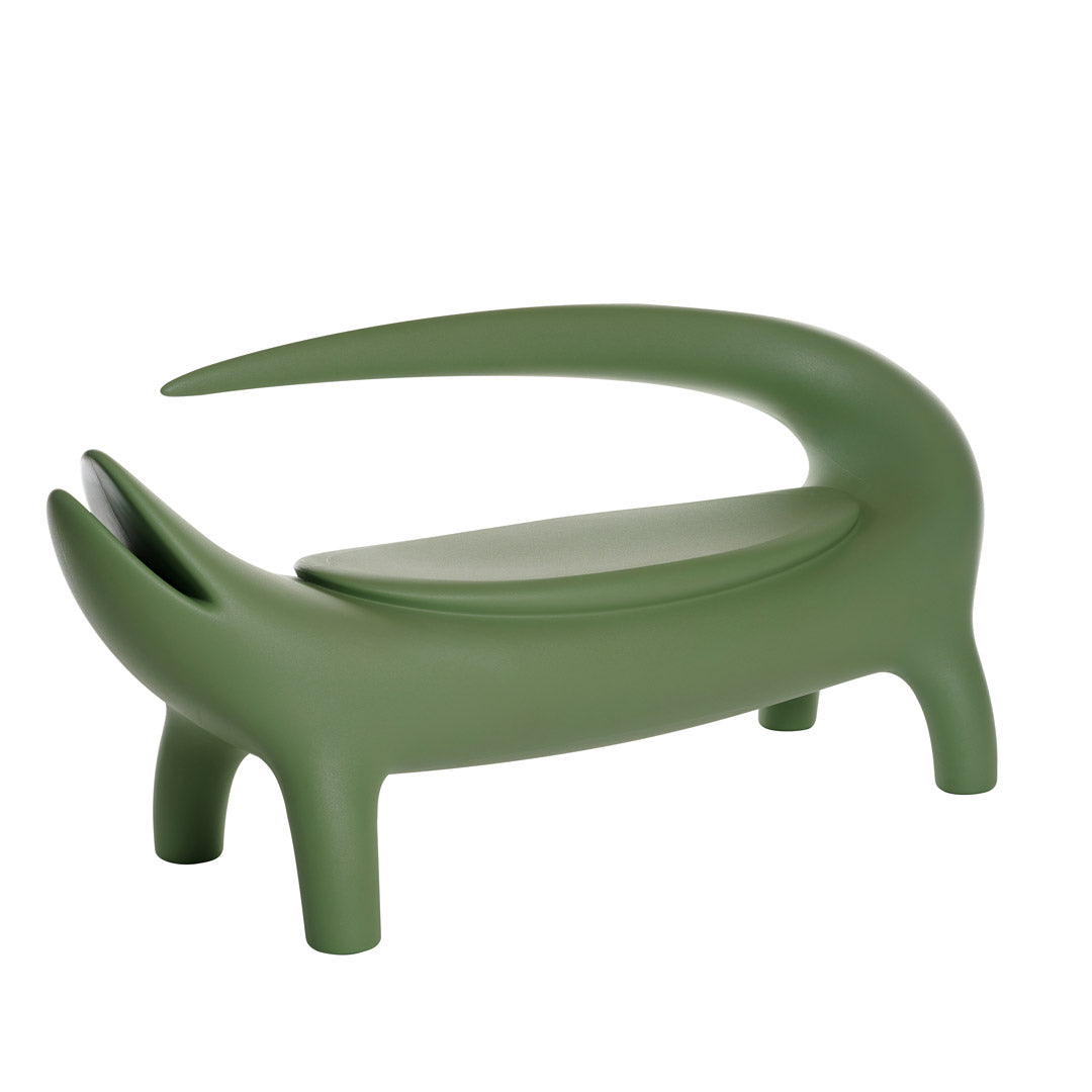 Big Kroko poltrona lounge due posti da esterno Slide malva green verde