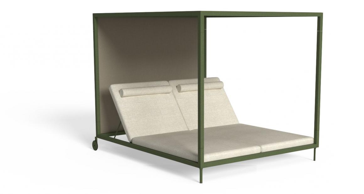 Cleo Soft Alu Daybed Talenti bianco reed green verde