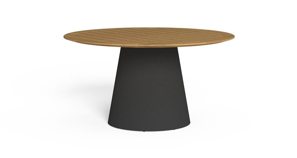 Dolcevita Tavolo Pranzo D140 Talenti Grafite - Natural Teak Genco Outdoor