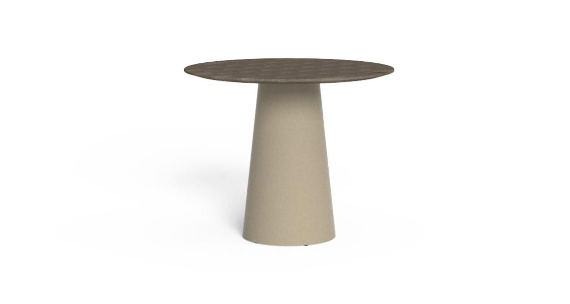 Dolcevita Tavolo Pranzo D90 Talenti Tortora - Teak Silver Genco Outdoor