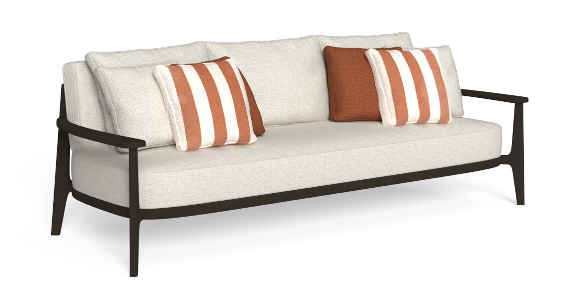 Ever Alu 3-seater outdoor sofa by Talenti