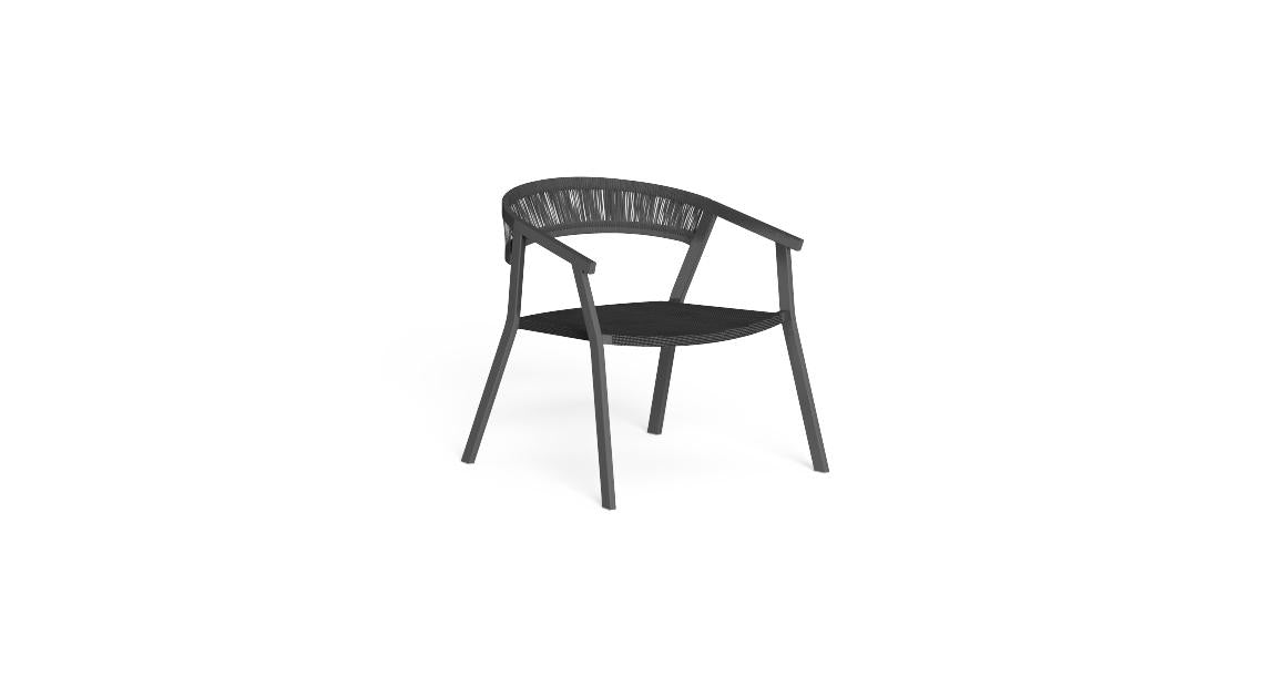 Poltrona Living Key Talenti da esterno nero antracite black