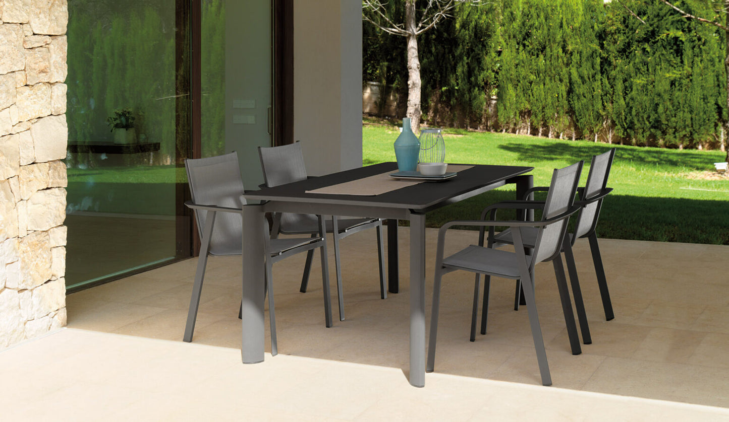 Tavolo Milo Talenti alluminio allungabile 160/215x95 Genco Outdoor