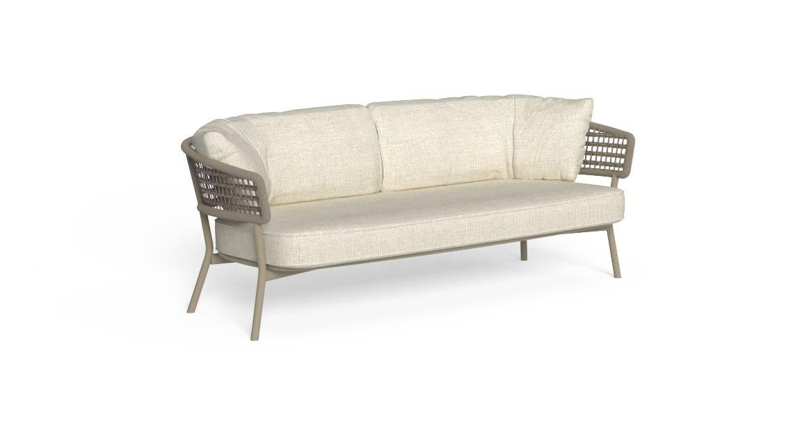 Moon Alu divano 2 posti in alluminio da esterno Talenti Beige Genco Outdoor