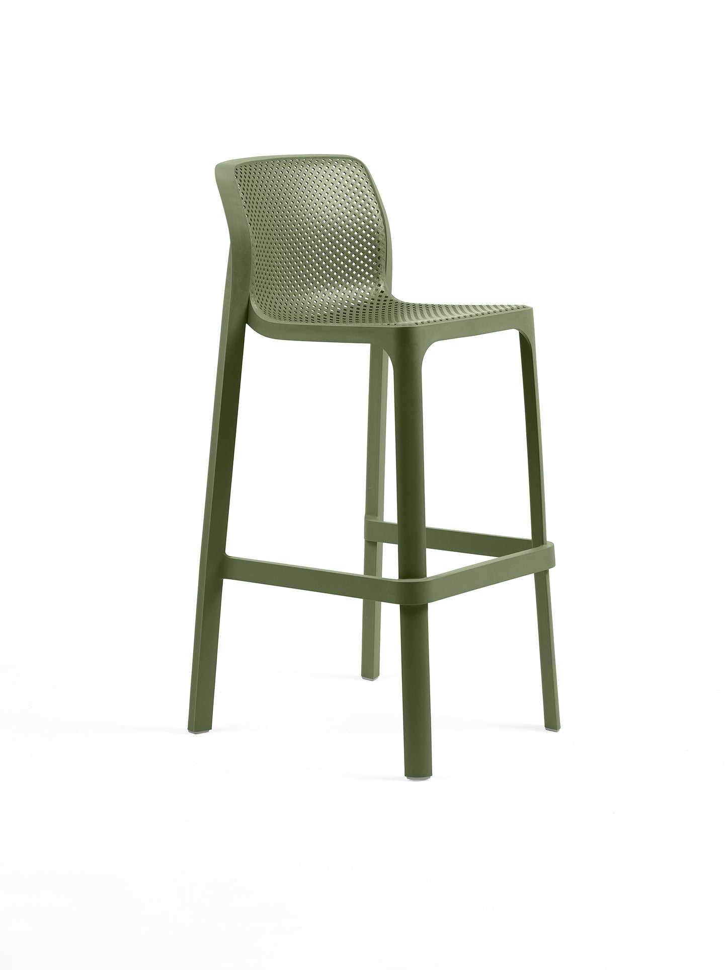 Net Stool sgabello in resina da esterno Nardi