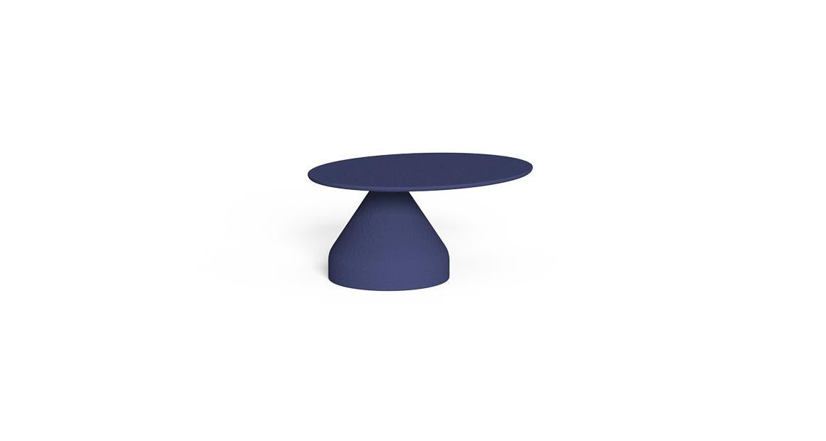 tavolo caffè plaza 80x65 talenti outdoor blu