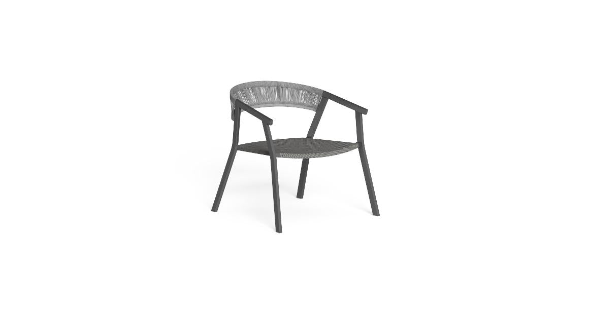 Poltrona Living Key Talenti da esterno nero Silver black