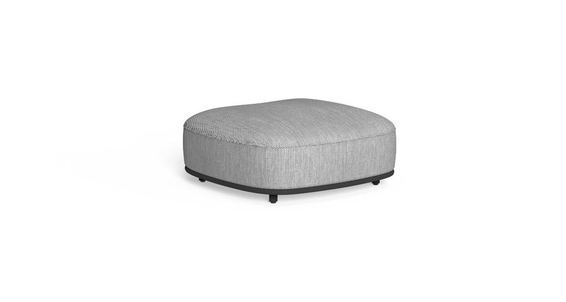 Swipe Pouf Talenti Graphite-Mouse Gray Genco Outdoor