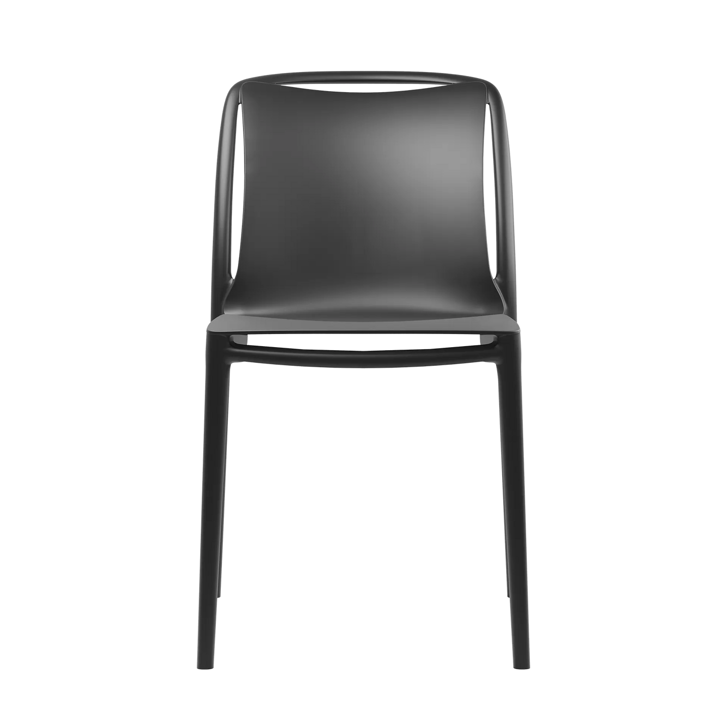 Sedia in resina da esterno Velair nero antracite
