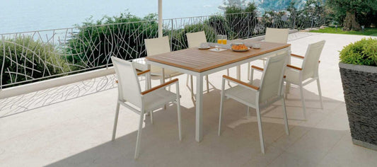 Timber Tavolo Pranzo Estendibile 156/214 Talenti Genco Outdoor