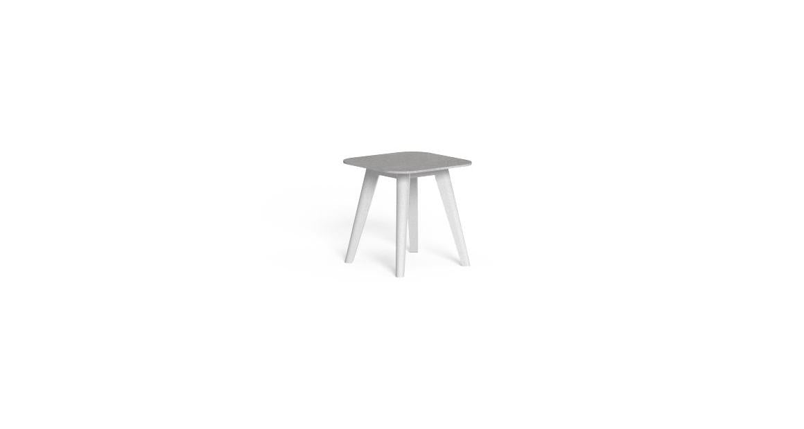 Tavolino Moon Alu da esterni Talenti bianco Genco Outdoor