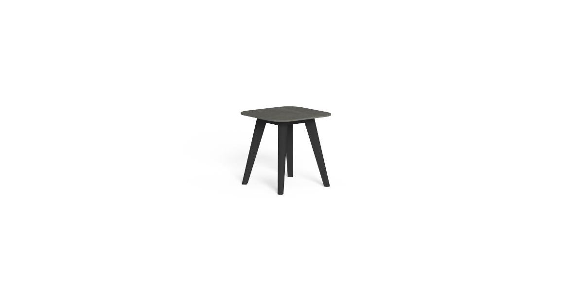 Tavolino Moon Alu da esterni Talenti grafite ceramica antracite Genco Outdoor