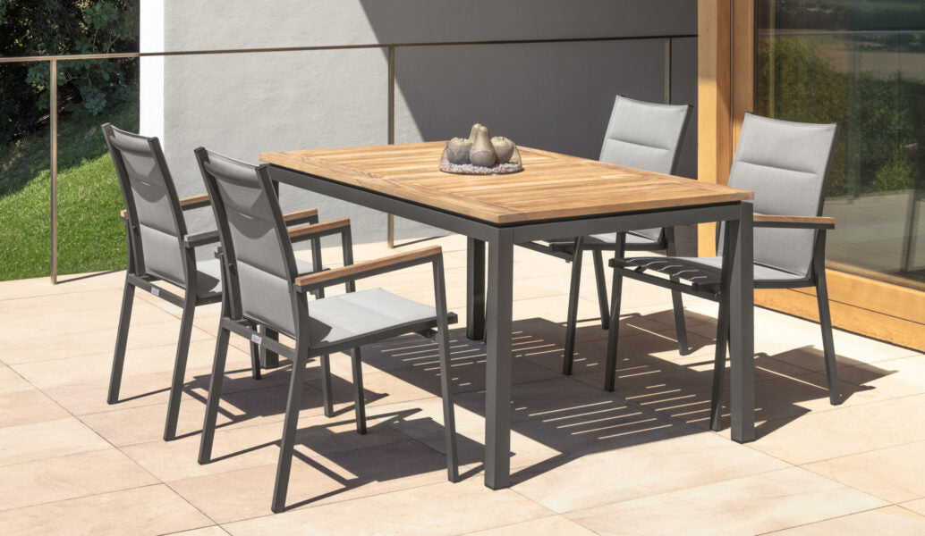 Timber Tavolo Pranzo Estendibile 156/214 Talenti Genco Outdoor