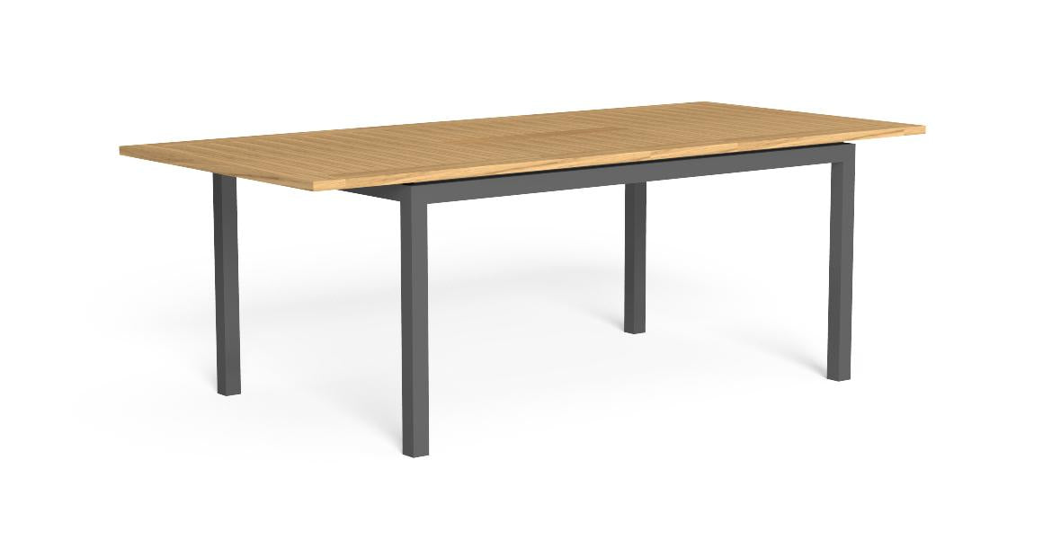 Timber Tavolo Pranzo Estendibile 156/214 Talenti Antracite Genco Outdoor
