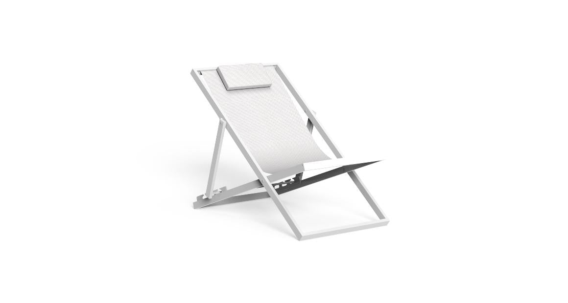 Touch sdraio da esterno Talenti bianco white