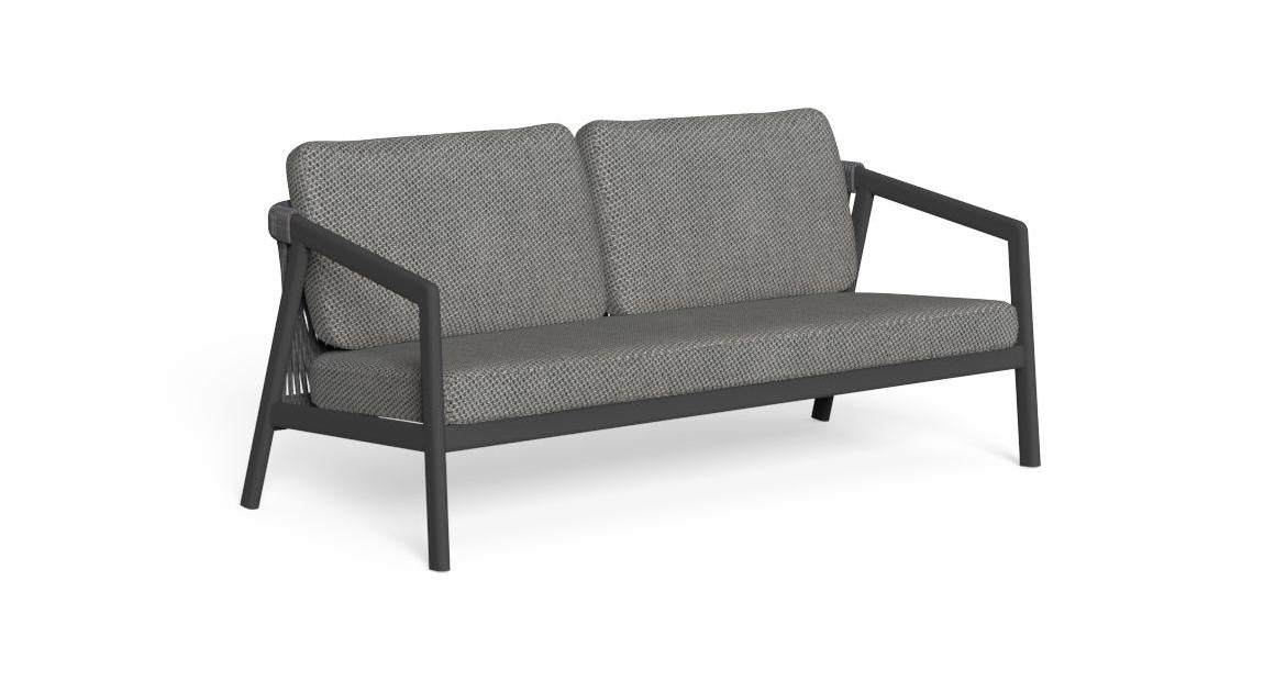 Nova set sofa Talenti (1 divano + 2 poltrone + 1 tavolino) Antracite - Grigio Genco Outdoor