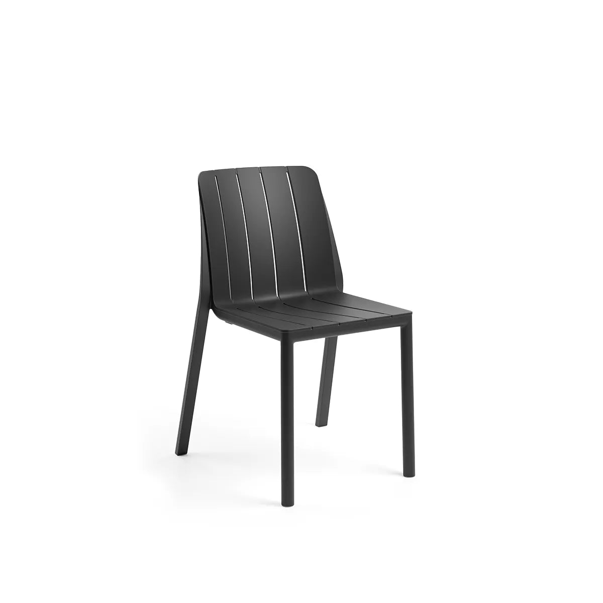 Sedia in resina Tiberina Bistrot Nardi Antracite Genco Outdoor