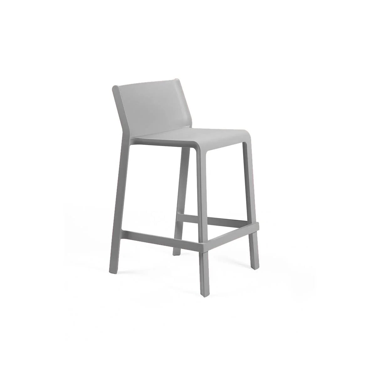 Trill Stool Mini sgabello in resina Nardi Grigio Genco Outdoor