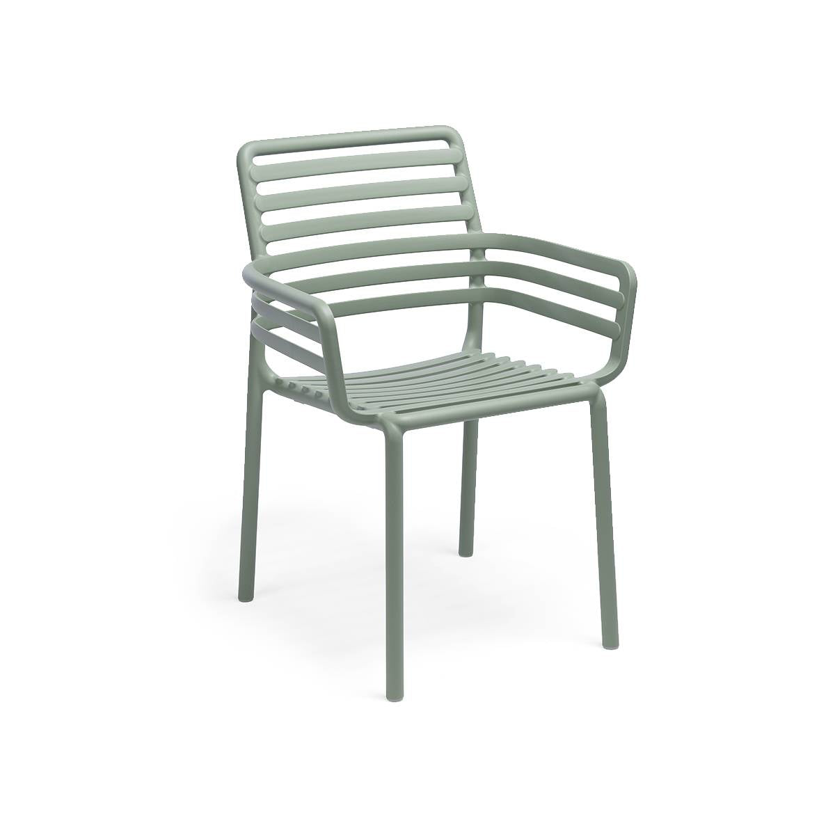 Sedia in resina con braccioli Doga Armchair Nardi Menta Genco Outdoor