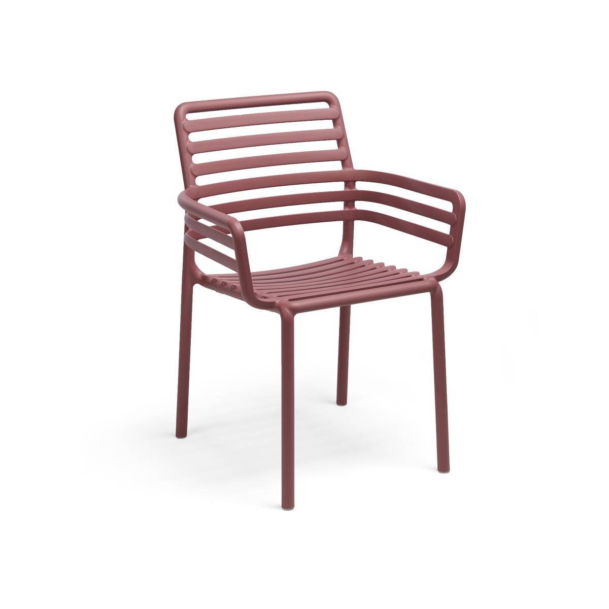 Sedia in resina con braccioli Doga Armchair Nardi Marsala Genco Outdoor