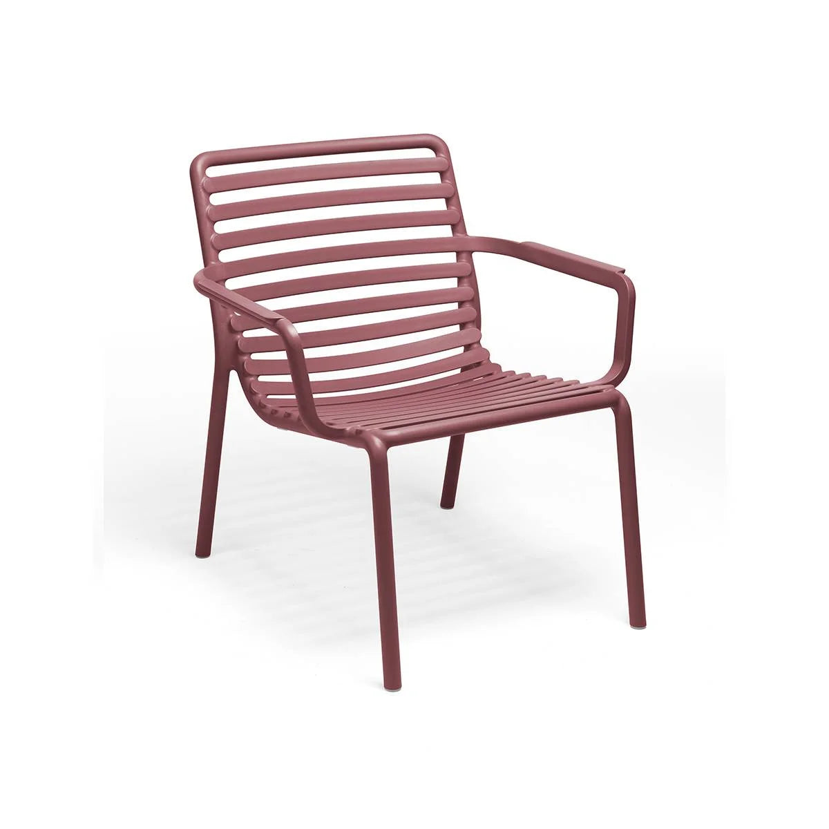 sedia doga relax outdoor rosso marsala nardi