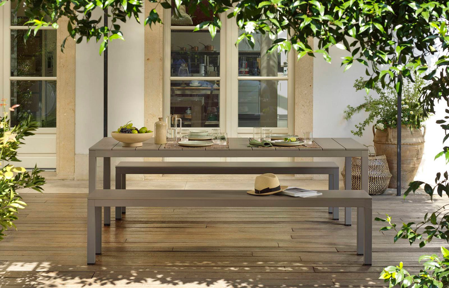 Panca in resina Rio Bench Nardi Genco Outdoor