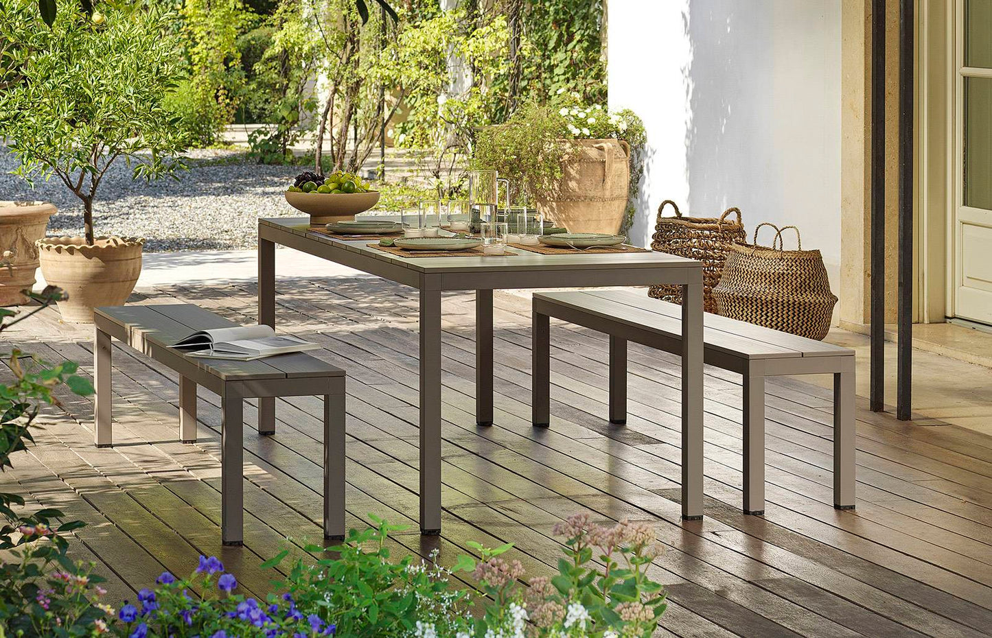 Panca in resina Rio Bench Nardi Genco Outdoor