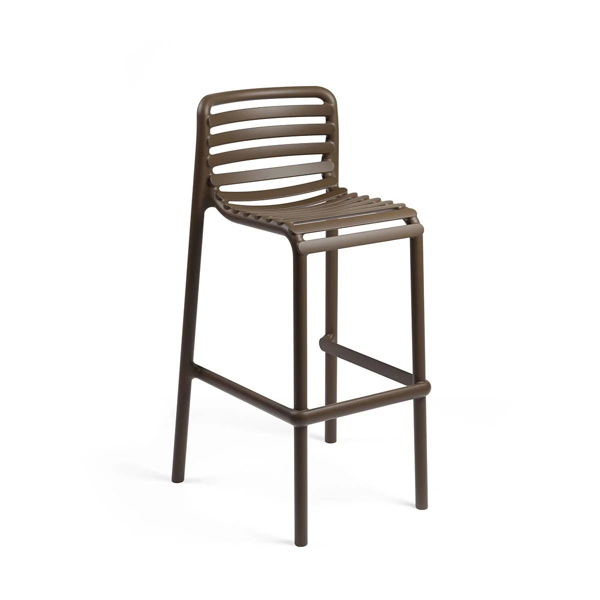 Doga Stool sgabello in resina Nardi Tabacco Genco Outdoor