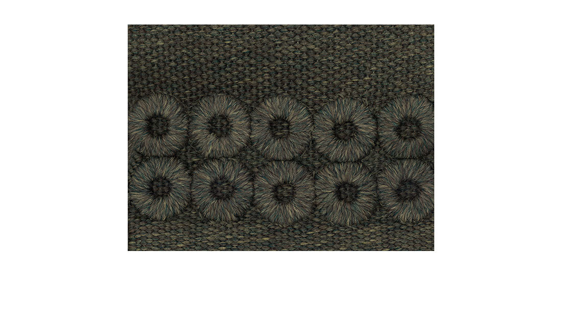 Tappeto per esterno tondo Fabric//Quadro