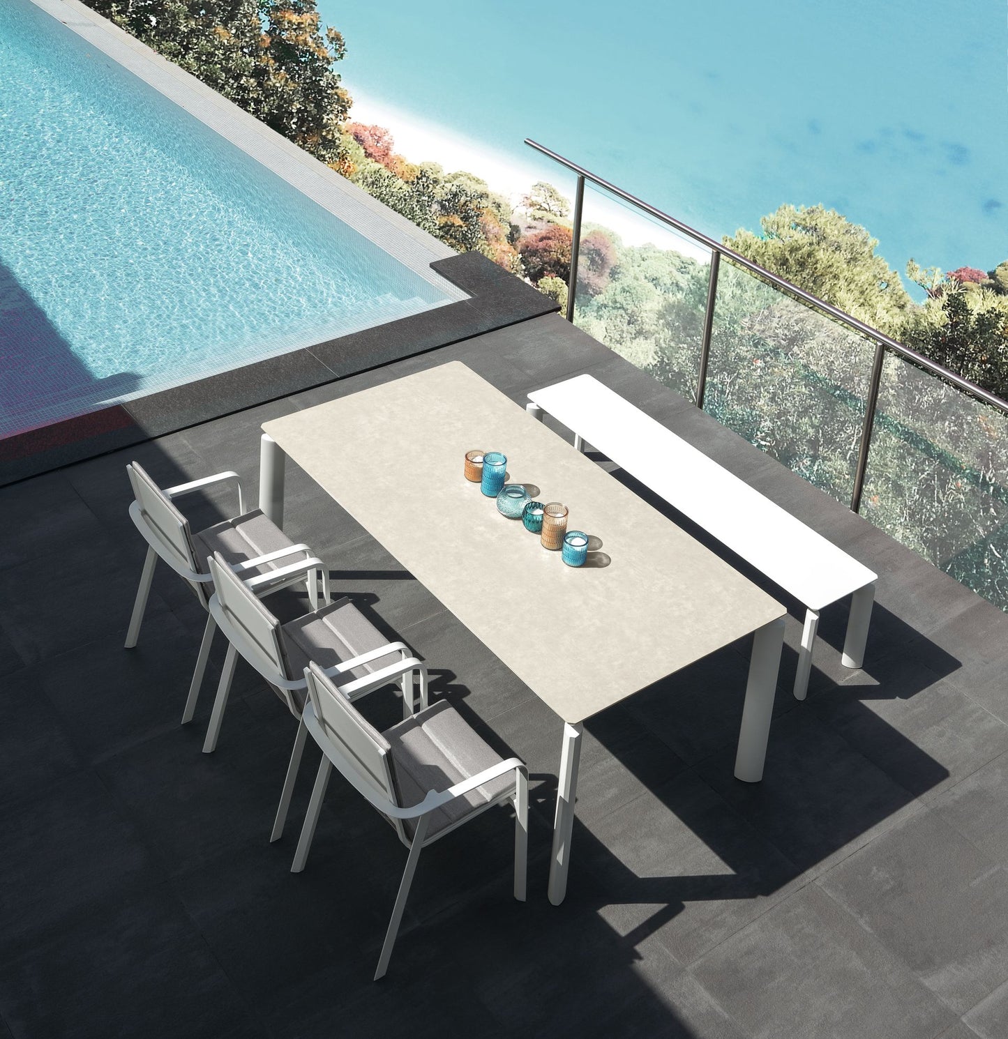 Tavolo Milo Talenti allungabile 200/260 x 100 Genco Outdoor