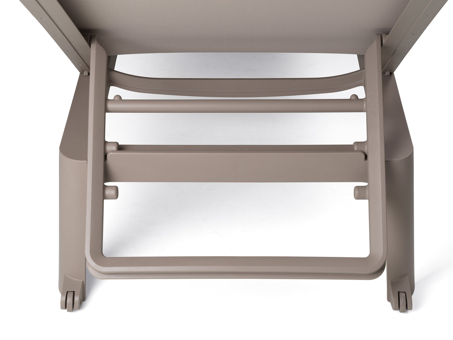 Lettino Plano in resina Nardi genco outdoor tortora reclinabile