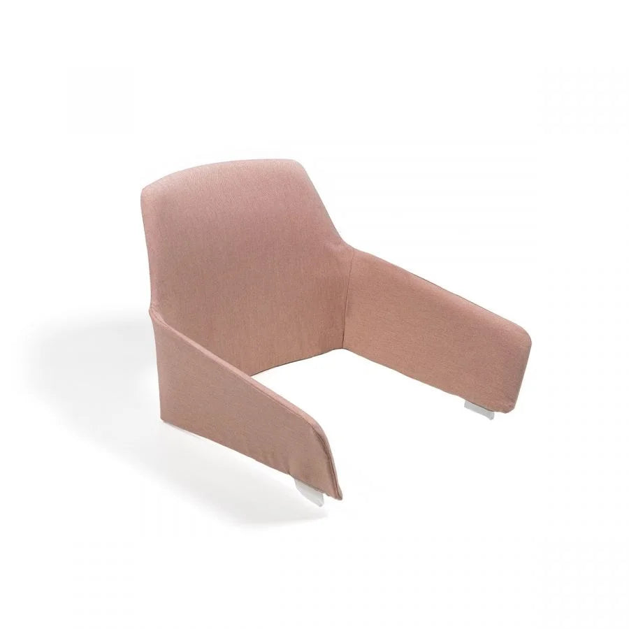Cuscino shell net rosa quarzo
