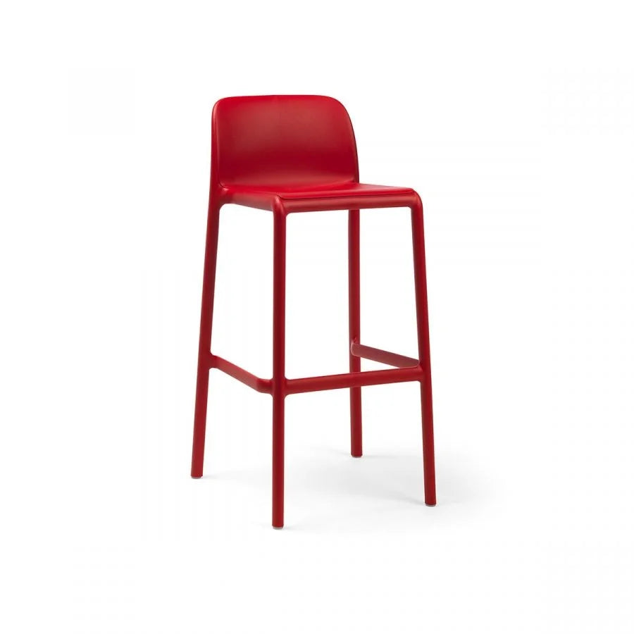 Faro sgabello in resina Nardi Rosso Genco Outdoor