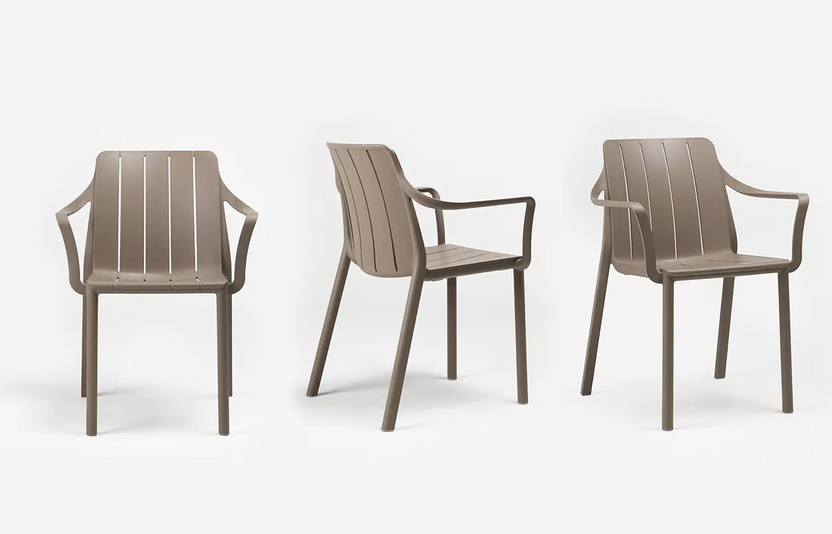 Sedia in resina con braccioli Tiberina Armchair Nardi Genco Outdoor