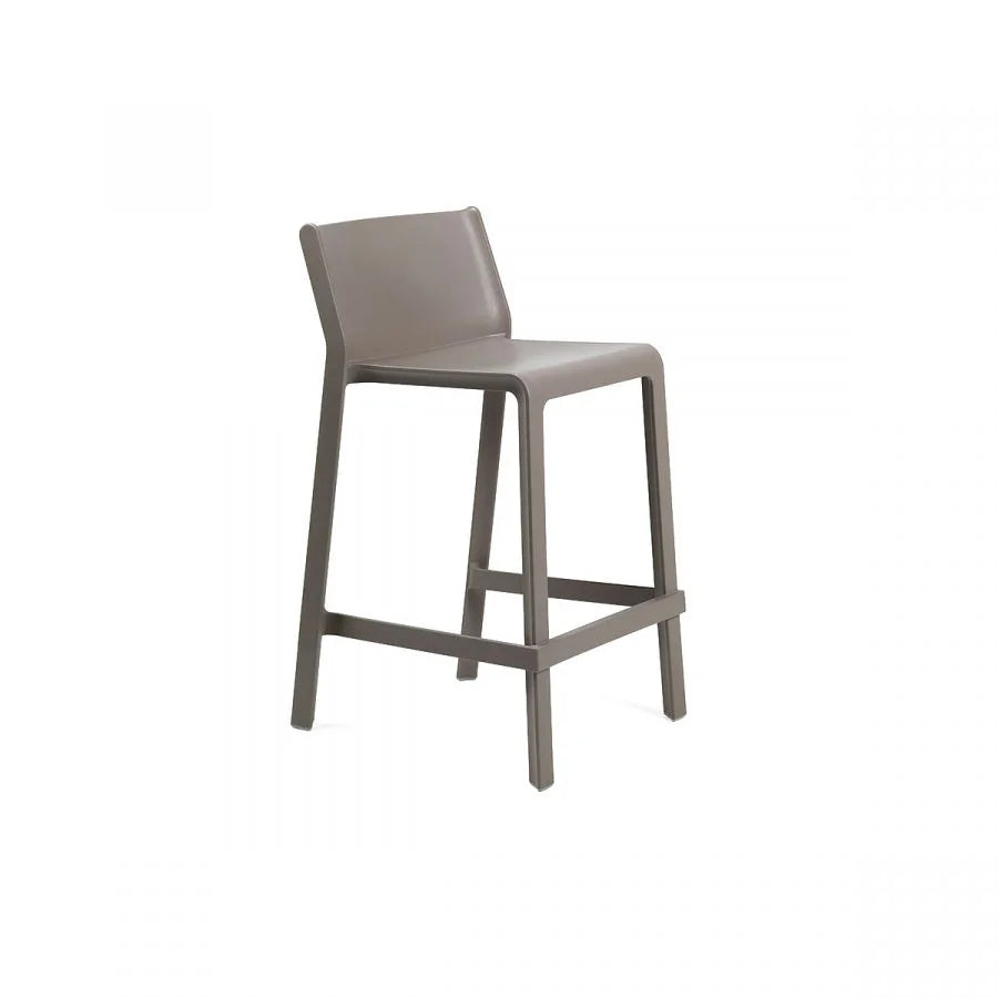 Trill Stool Mini sgabello in resina Nardi Tortora Genco Outdoor