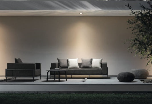 Cleo Soft Alu sofa in alluminio da esterno Talenti Genco Outdoor