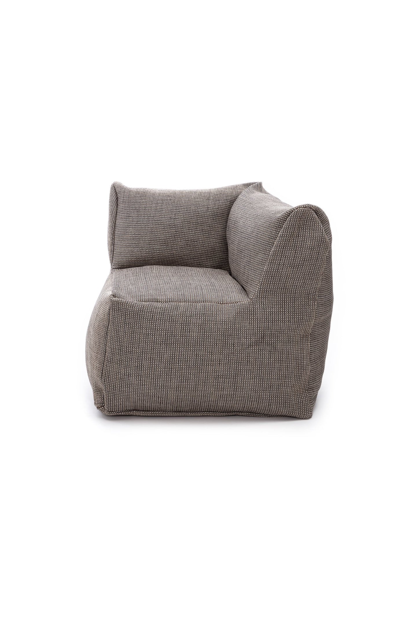 Dotty Extra Large Club Corner Roolf Living Grigio Genco Outdoor