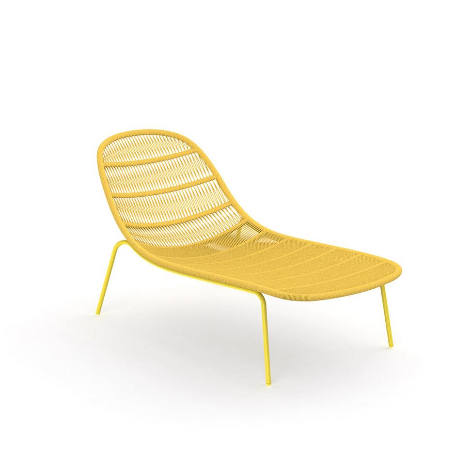 Panama lettino in alluminio Talenti Giallo Genco Outdoor