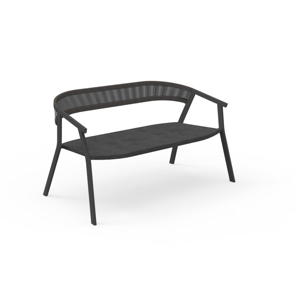 Key divano in alluminio Talenti Antracite-Nero Genco Outdoor