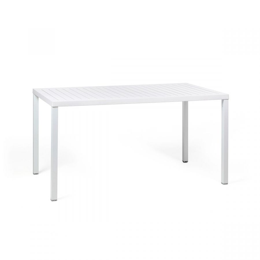 Tavolo Cube 140x80 Nardi bianco Genco Outdoor