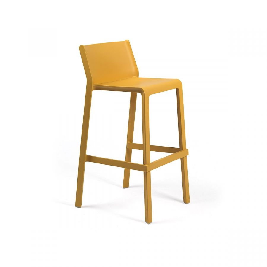 Trill Stool sgabello in resina Nardi Senape Genco Outdoor