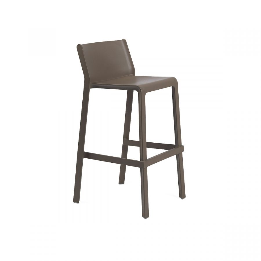 Trill Stool sgabello in resina Nardi Tabacco Genco Outdoor