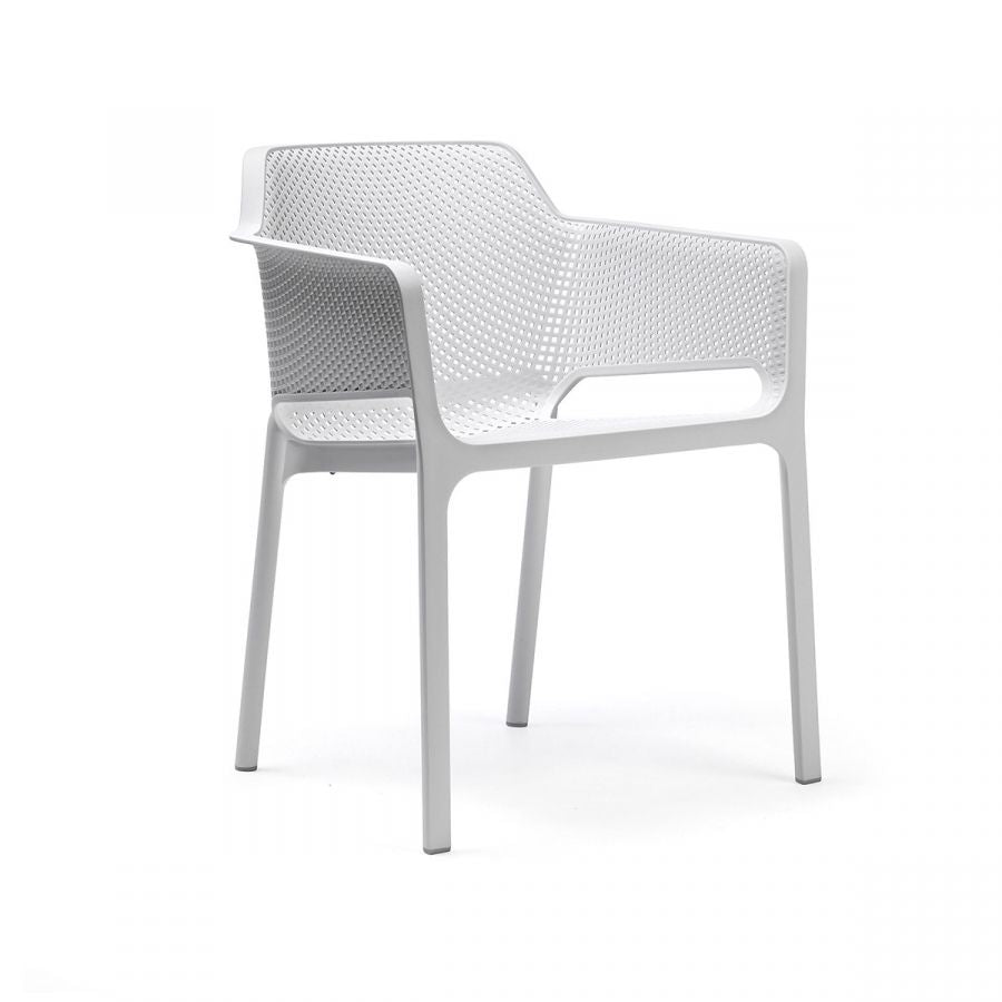 Sedia in resina Net Nardi bianco Genco Outdoor