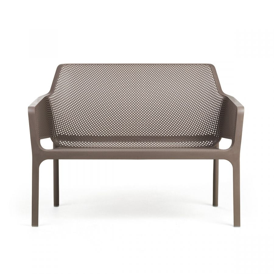 Net Bench panca in resina Nardi tortora Genco Outdoor